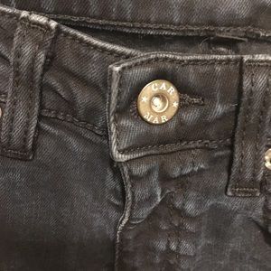 Carmar Black / Blue skinny jeans